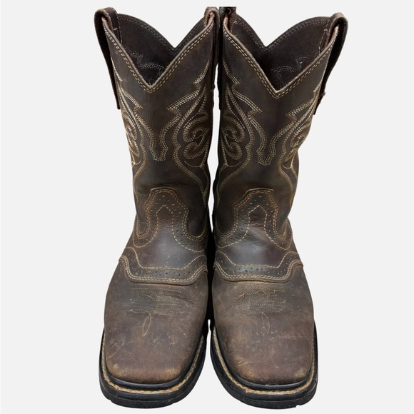 Lincoln Outfitters Western Work Boot L9C12 Soft Square Toe Sz 8M Cowboy Ranch main image 6